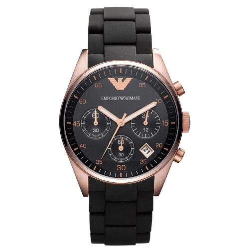 Emporio Armani Silicone AR5906 Ladies Quartz Watch