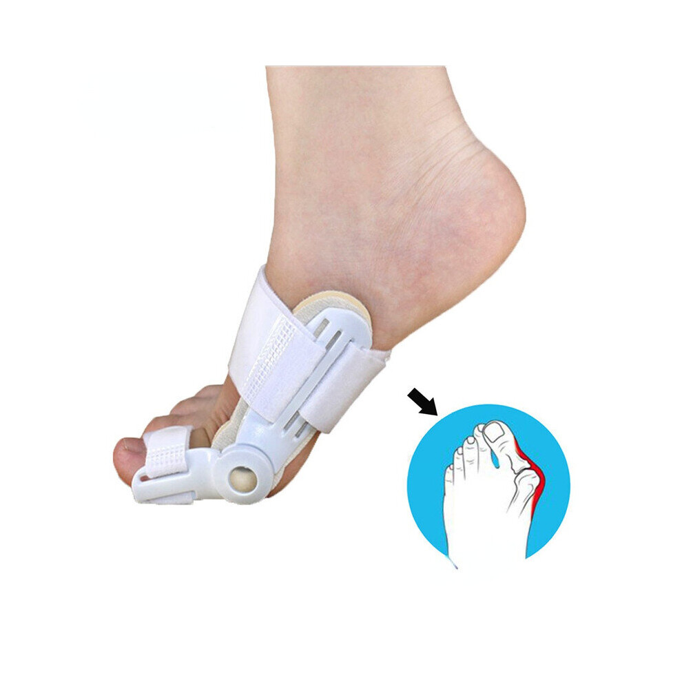 Hkhbjs (White) 2Pc Foot Care Bunion Splint Big Toe Straightener Corrector