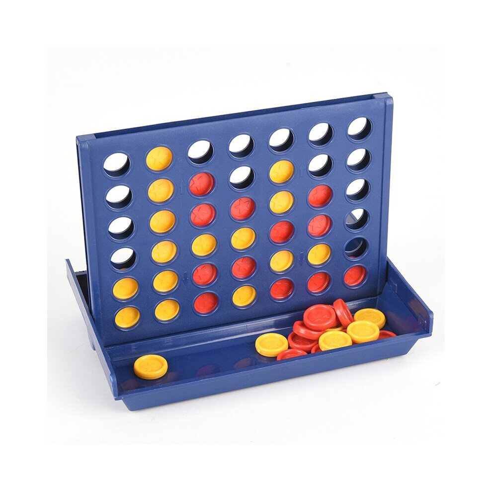 (A) 1 Set Connect 4 In A Line Board Game Children's Educational Toys