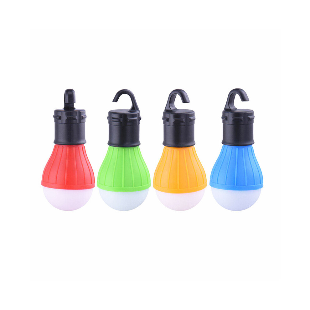 (Red) Portable Camping Equipment Outdoor Hanging 3 LED Camping Lantern Soft Light-image-OPC-P8QKTHJ-NEW