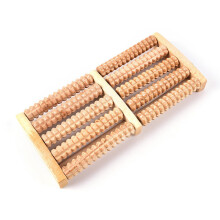 Protable High Quality Wooden Roller Reflexology Foot Massager Stress Relief