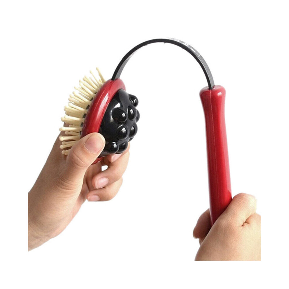 Hkhbjs Red Body Head Massage Telescopic Extendable Back Scratcher Massager