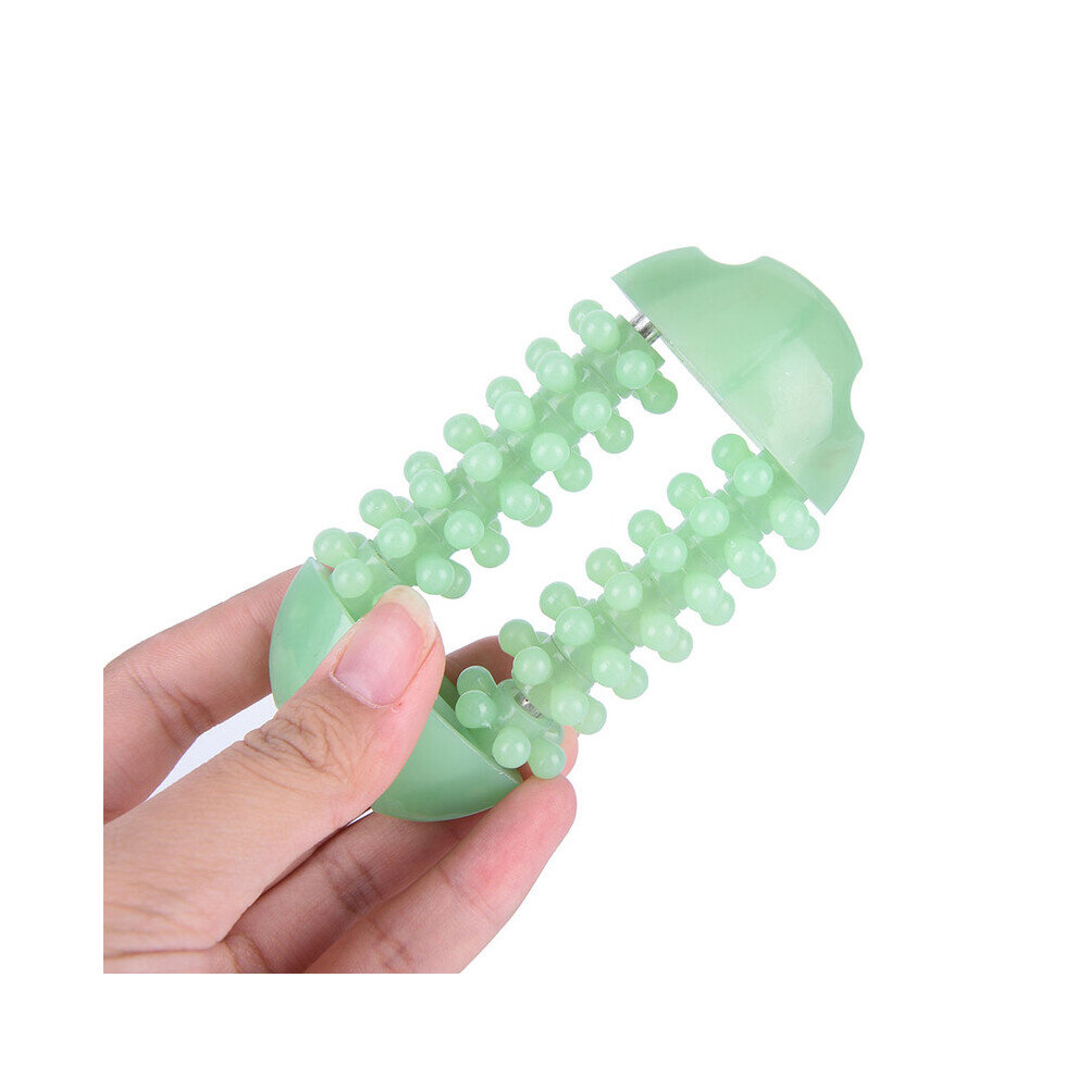 Hkhbjs 1Pc Hand Finger Massager Dual Roller Joint Relaxing Nail Plastic Massage Tool