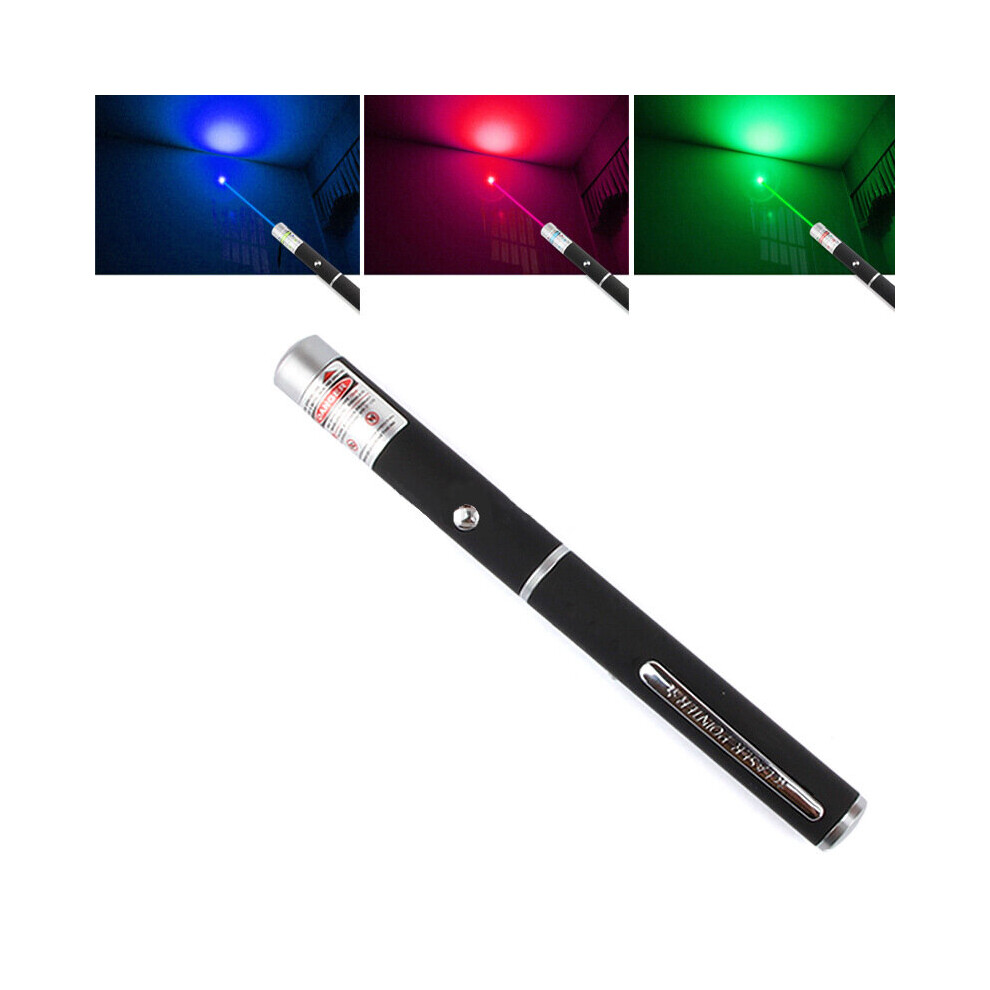 (Red) Laser Sight Pointer 5MW High Power Green Blue Red Dot Laser Light Pen