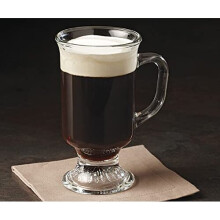 Anchor Hocking 4-Pack Irish Coffee Mugs - 8 oz Clear Glass Cups