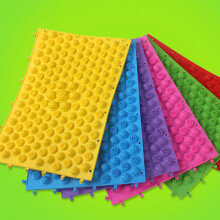 (Yellow) 30 x 40 cm Professional Durable Reflexology Foot Massage Pad