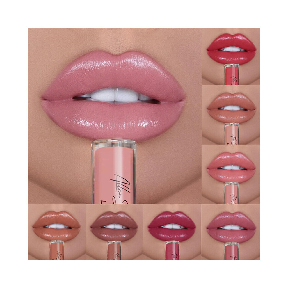 (1) 12 Colors Sexy Women Lipstick Waterproof Long Lasting Moist Lip Gloss-image-OPC-P8QKVVD-NEW