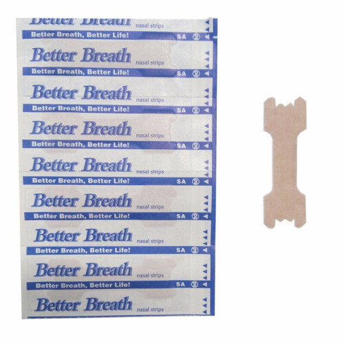 (50pc Better Breath S) 50 Pcs Breathe Right Better Nasal Strips Right Way