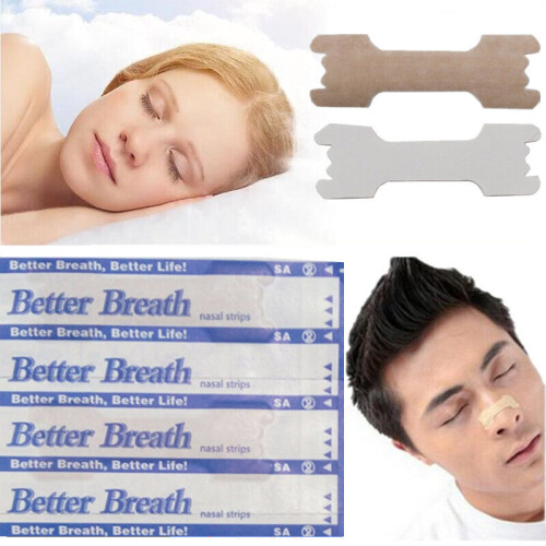 (50pc Better Breath S) 50 Pcs Breathe Right Better Nasal Strips Right Way 2
