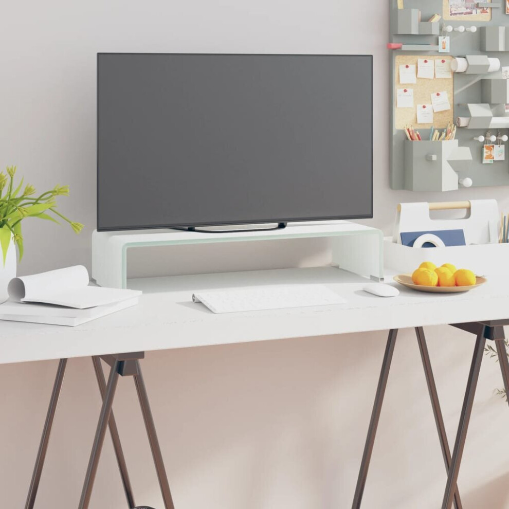 Vidaxl Tv Stand/Monitor Riser Tv Console Unit Entertainment Centre Glass Green
