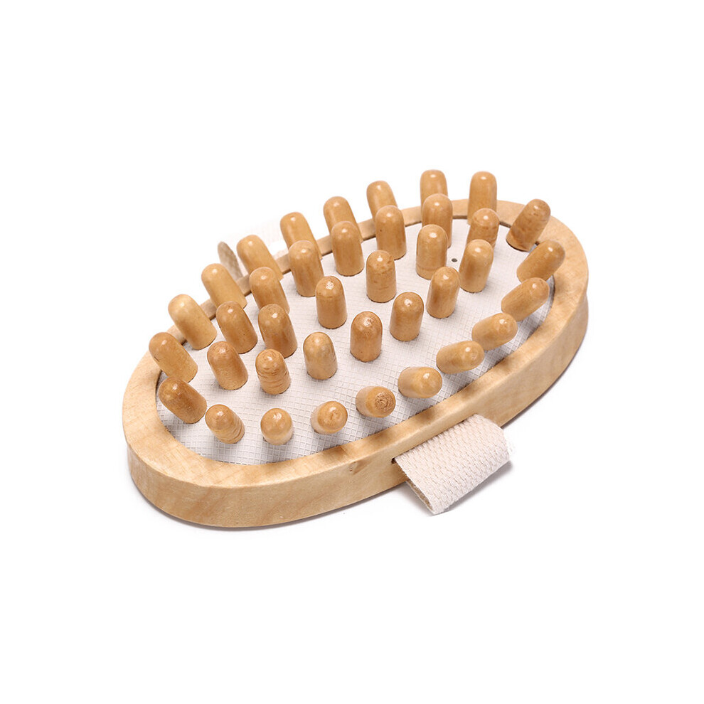 Hkhbjs Wood Massager Comb Body Massage Knock Hammer Stress Release Comb Massager