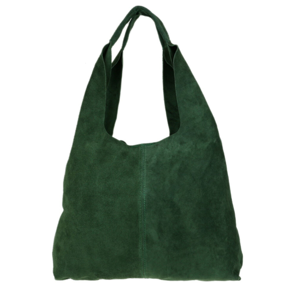 (Dark Green) Girly Handbags Plain Open Shoulder Bag