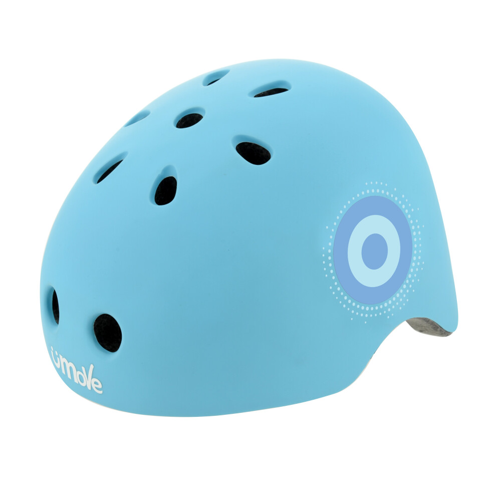 Neon Ramp Kids Helmet Safety Size 48-52cm Blue Bike Adjustable Outdoor