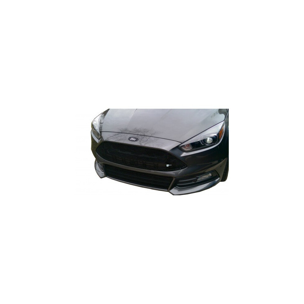 (Silver) Ford Focus St Mk3.5 - Front Grille Set (2015 - 2018) Silver 5060448598496