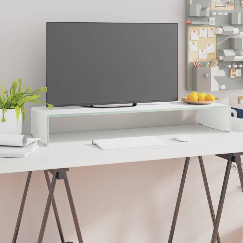 Vidaxl Tv Stand/Monitor Riser Tv Console Unit Entertainment Centre Glass Green