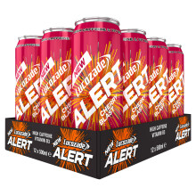 12 Pk of 500ml Lucozade Energy Cherry Flavoured Fat Free Energy Drink