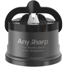 (Gunmetal) AnySharp Pro World's Best Knife Sharpener