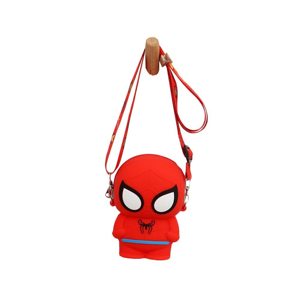 (Spider Man) Spiderman Ironman Captain America Silicone Pocket Children Toys For Girls Boys