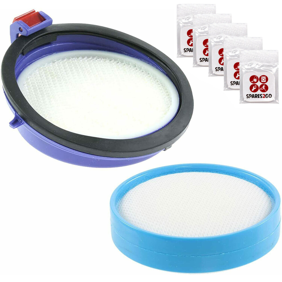 Spares2go Filter Kit Pre & Post Motor Hepa For Dyson Dc25 Dc25i Vacuum + Fresheners