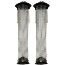 2 x Large Hanging Peanut Bird Feeders For Bird Feeding Stations
