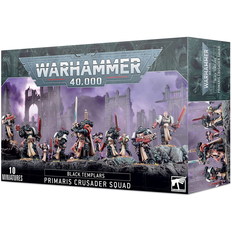 Games Workshop Warhammer 40K Black Templars Primaris Crusader Squad