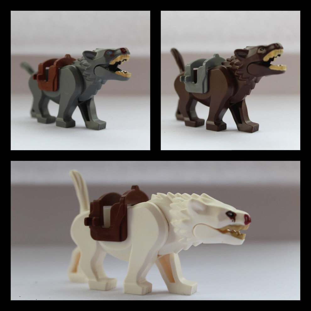 Novelty Gifts Uk Lord Of The Rings Hobbit Wargs Wolf 3 Toy Action Mini Figures Fit Lego