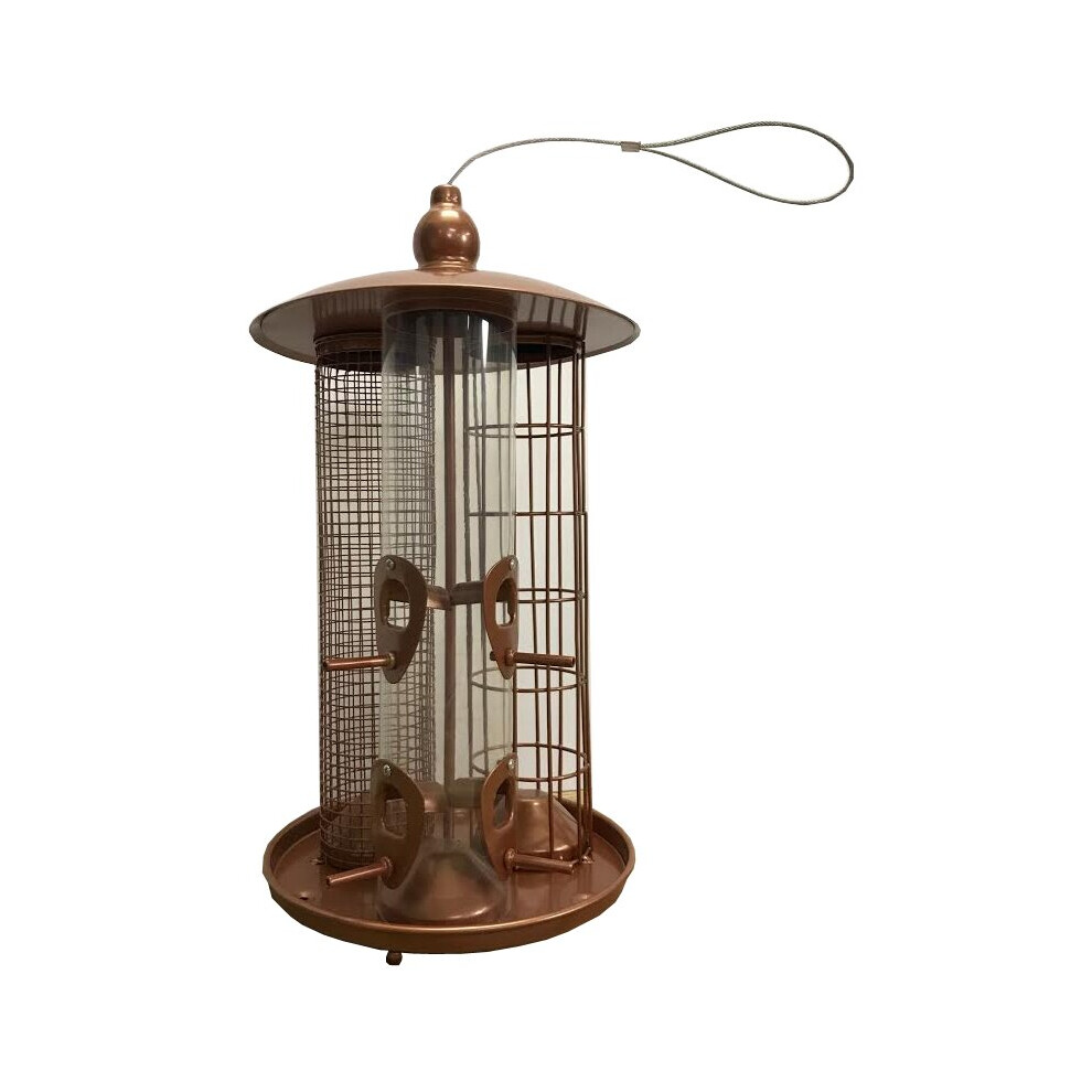 Delux 3 in 1 Seed, Nut and Fatball Bird Feeder