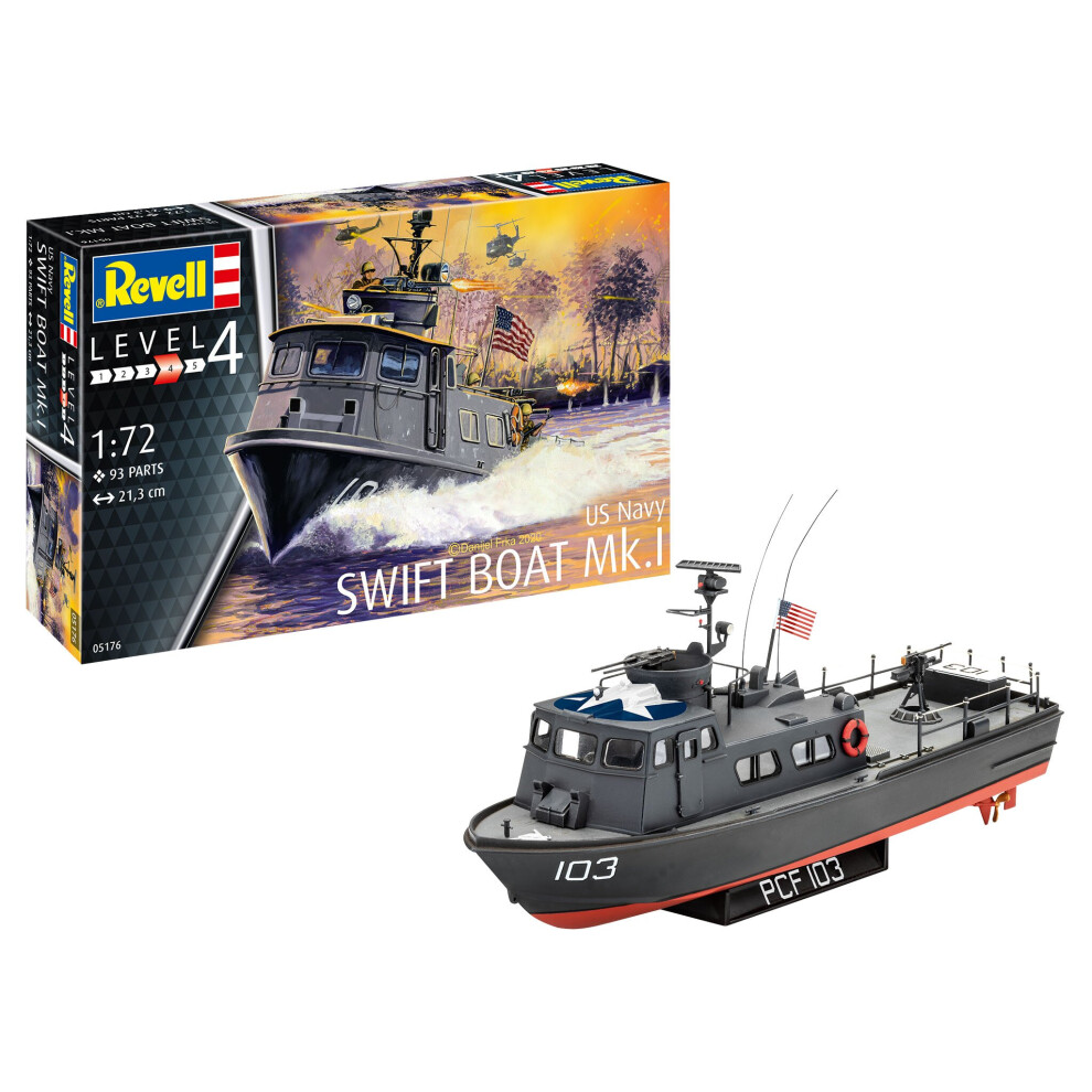 RV05176 - Revell 1:72 - US Navy SWIFT BOAT Mk.I