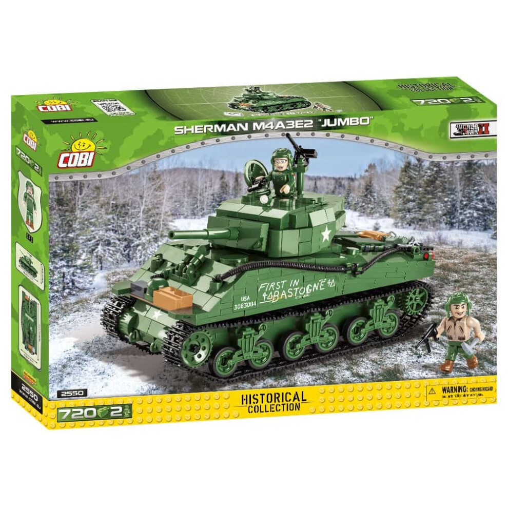 COB02550 - Cobi - Historical Collection - SHERMAN M4A3E2 (716 pcs)