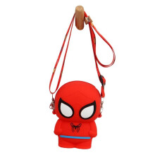(Spider Man) Children Toys For Girls Boys Spiderman Ironman Captain America Silicone Pocket