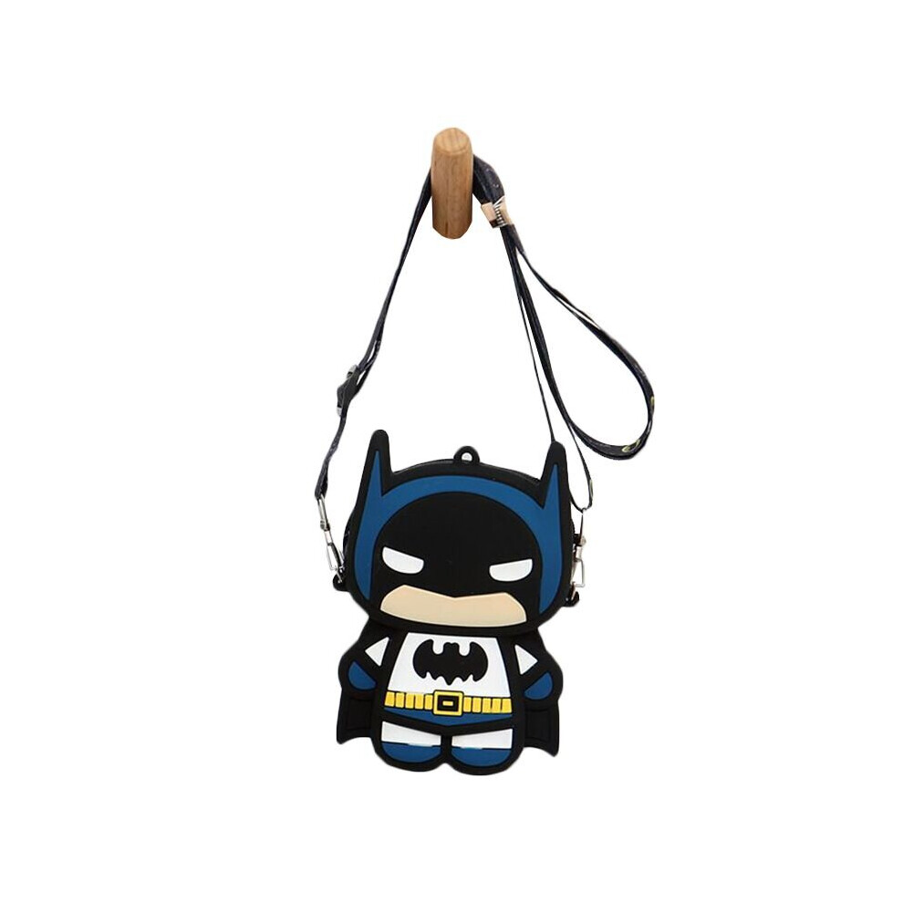 (Batman) Children Toys For Girls Boys Spiderman Ironman Captain America Silicone Pocket