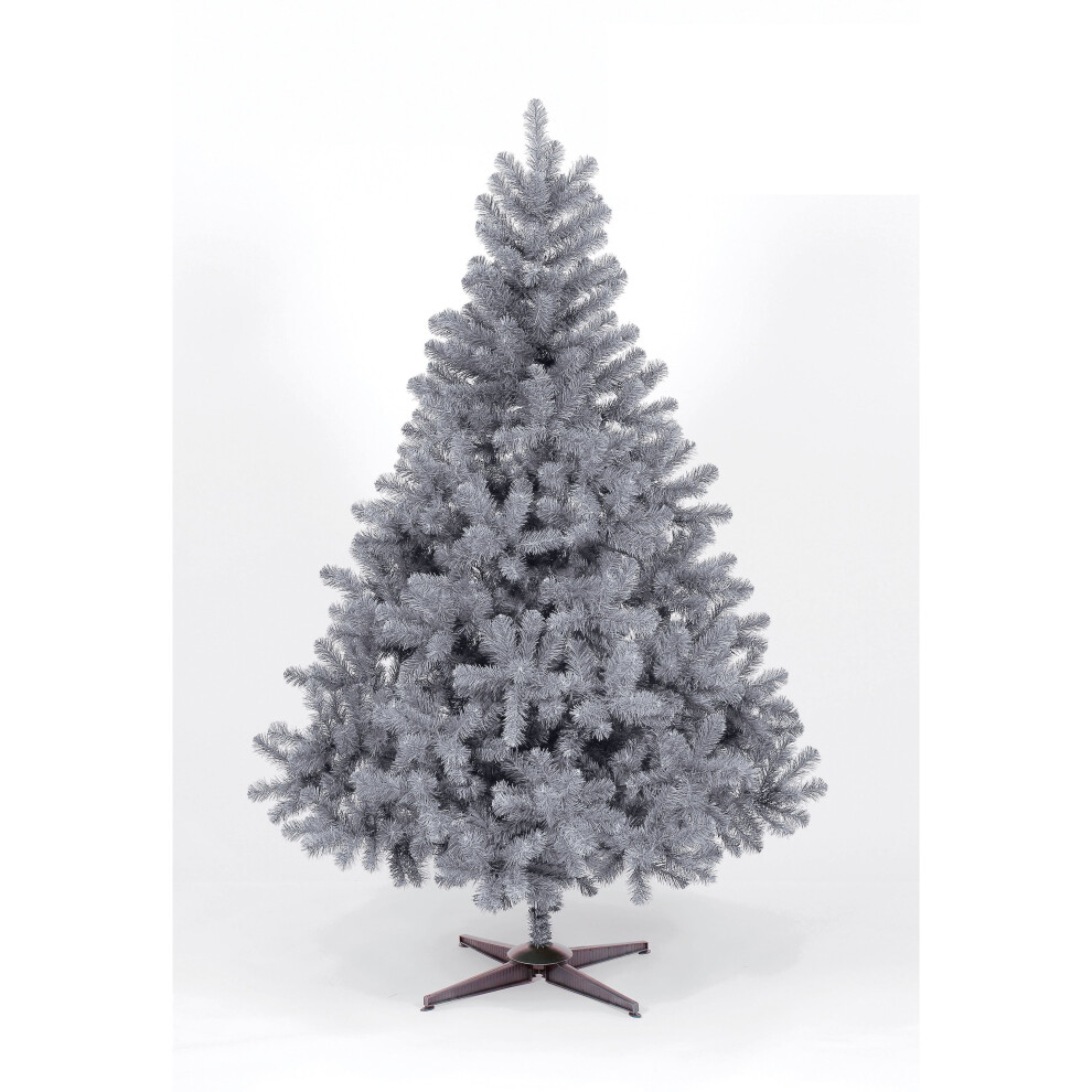 (5ft) SnowTime Christmas Tree Grey Deluxe Colorado