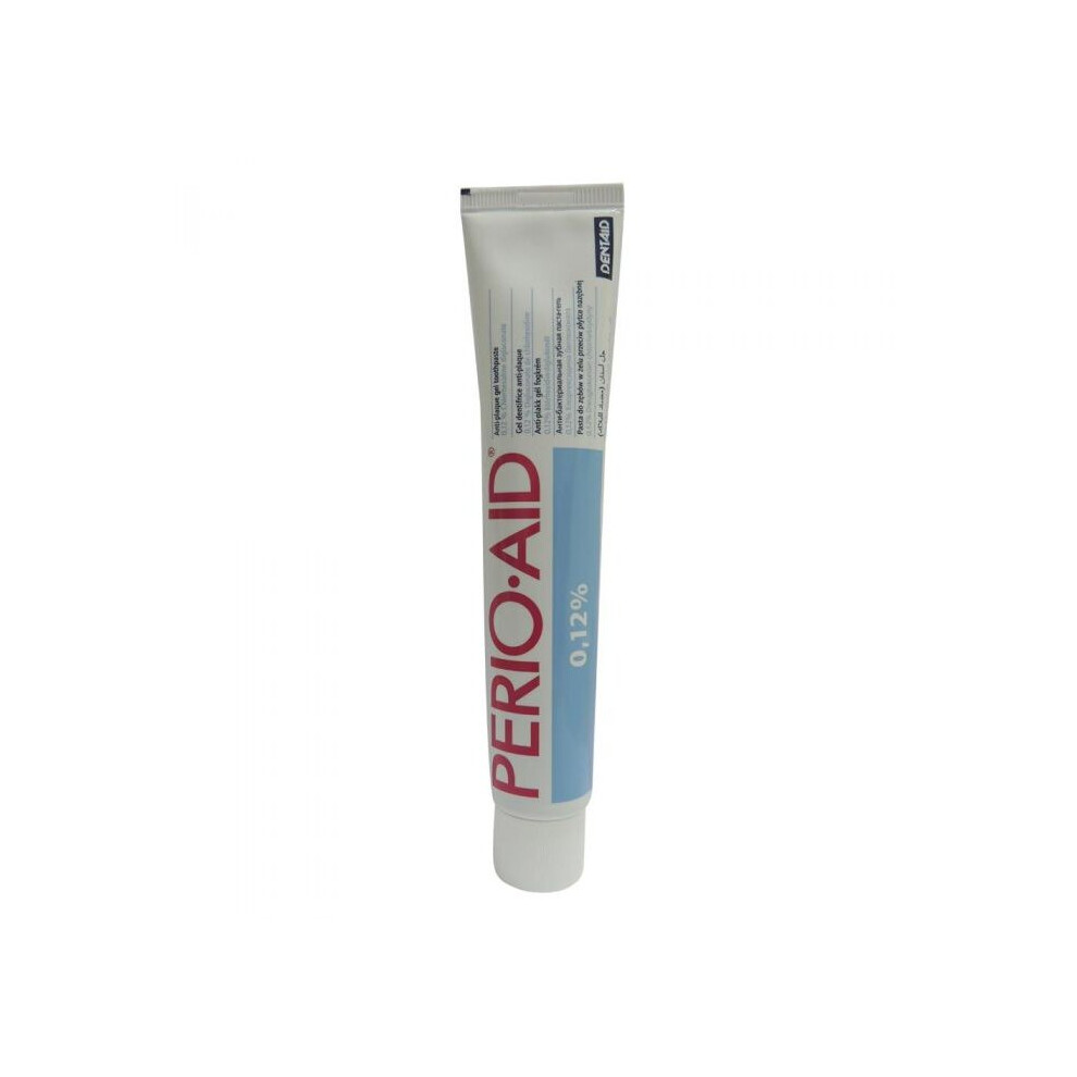 Perio Aid 0.12% Anti Plaque Gel Toothpaste - Fresh Breath Formula, 75 Ml