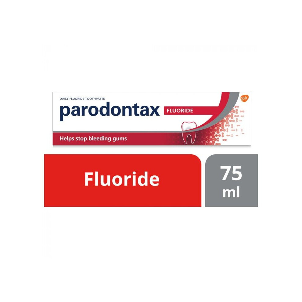 Parodontax Fluoride Toothpaste For Bleeding Gums Leaving Your Mouth Feeling Fresh 75Ml