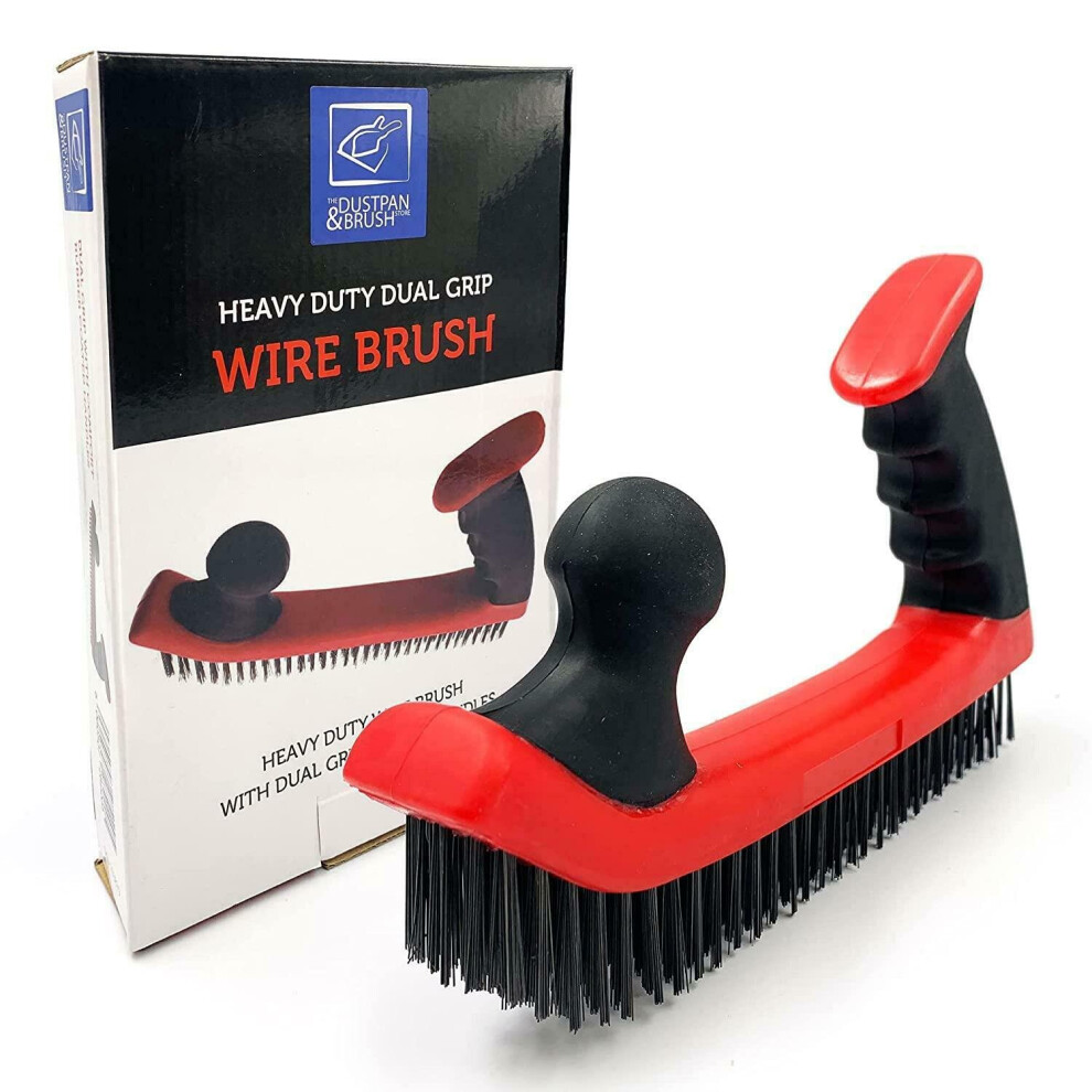 Wire Brush Large Heavy Duty Hand Steel Rust Paint Remover Scrubbing 5060507282205