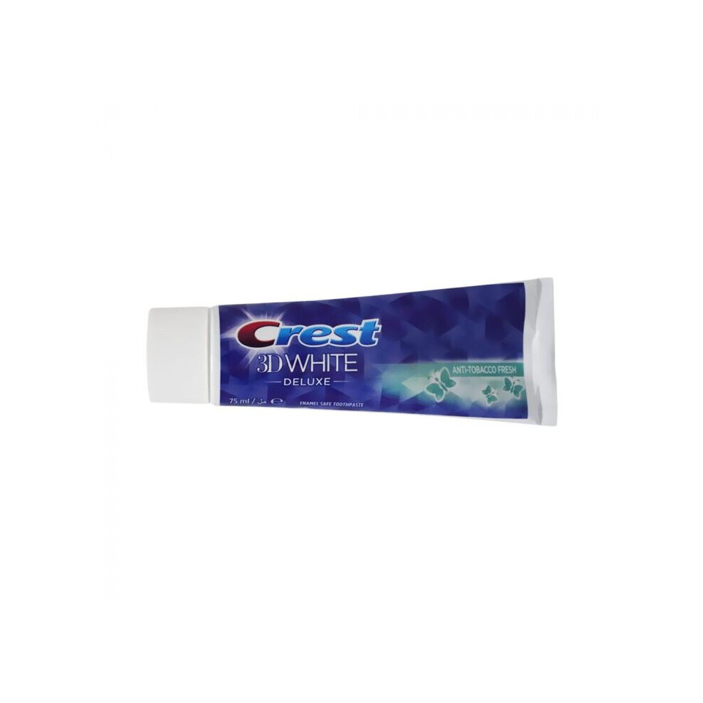 Crest 3D White Deluxe Anti-Tobacco Fresh Tooth Paste 75 mL 26535