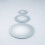 URBN Living (Silver, 15cm) 3 Size Round Mirror Candle Plates Cake Centrepiece 2