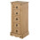 Mercers Furniture Corona Narrow 5 Drawer Bedside Cabinet Solid Wood Mexican Pine 1