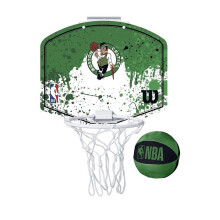 Wilson NBA Boston Celtics Mini Hoop Basketball Net + Ball Set