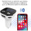 Aquarius Bluetooth Car Adapter FM Transmitter Hands-free Calling, Kit 5