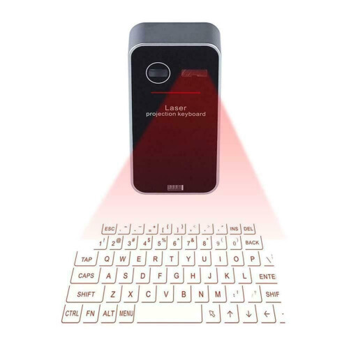 Wireless Bluetooth Red Laser Projection Virtual Keyboard For Laptop 1