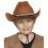 Children's brown cowboy hat 2