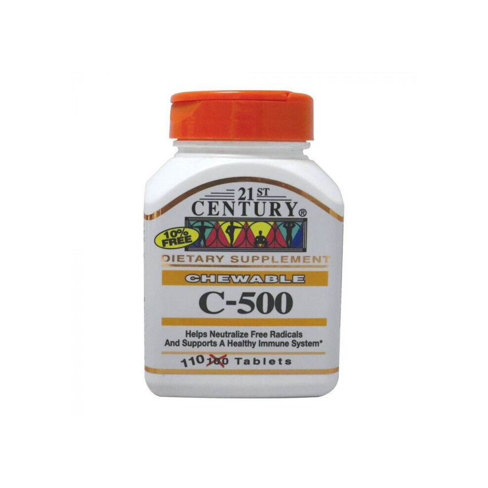 21St Century C-500 Chewable Tab 100'S