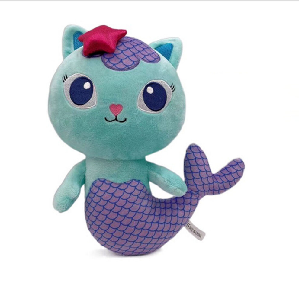 ( Mermaid ) 10'' Gabbys Dollhouse Pandy Plush Toy Stuffed Doll Purple