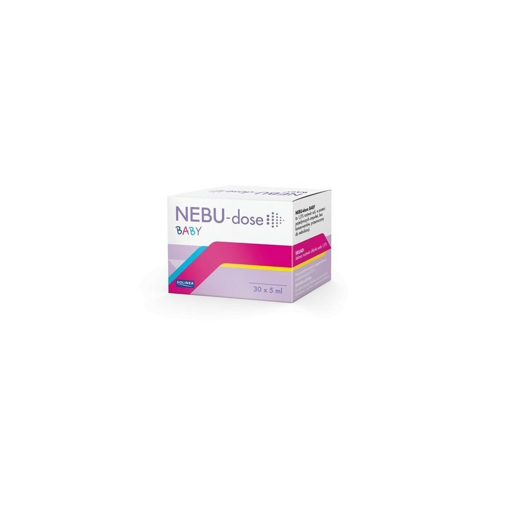 Solinea Nebu-Dose Baby, Roztwór Soli Do Inhalacji, 5 Ml X 30 Ampułek