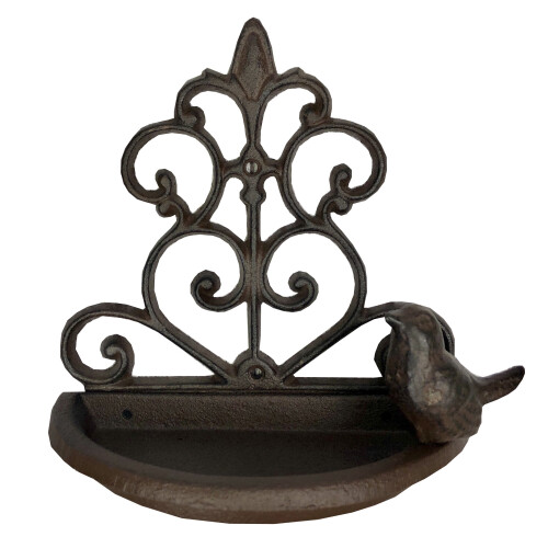 Selections Conwy Cast Iron Wall Mounted Bird Feeder