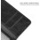For Apple iPhone 11Pro-Max(6.5) Elite Leather Flip Wallet cover Black 4