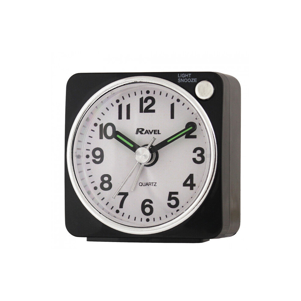 RC018.3 RAVEL MINI ALARM CLOCK BLACK