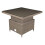 Dellonda Chester Rattan Wicker Adjustable Outdoor Dining Table - DG73 3
