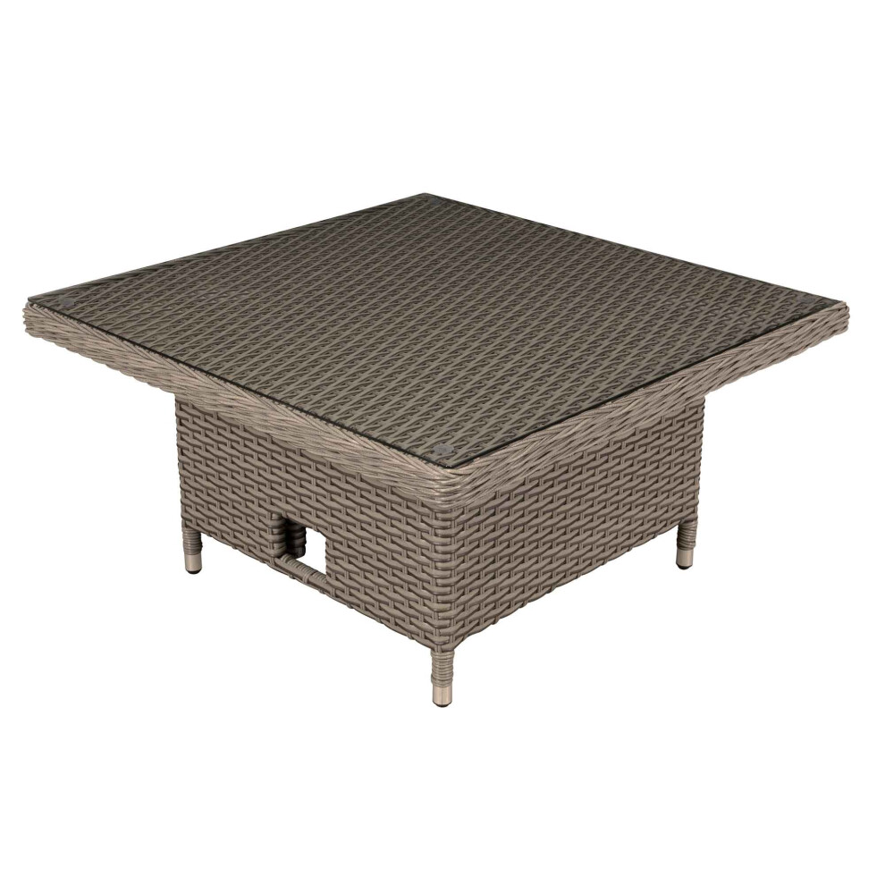 Chester Rattan Wicker Adjustable Outdoor Dining Table - DG73